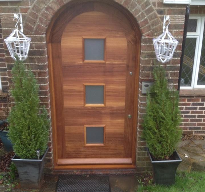Bespoke Iroko front door