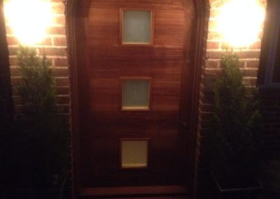 Bespoke Iroko front door 3