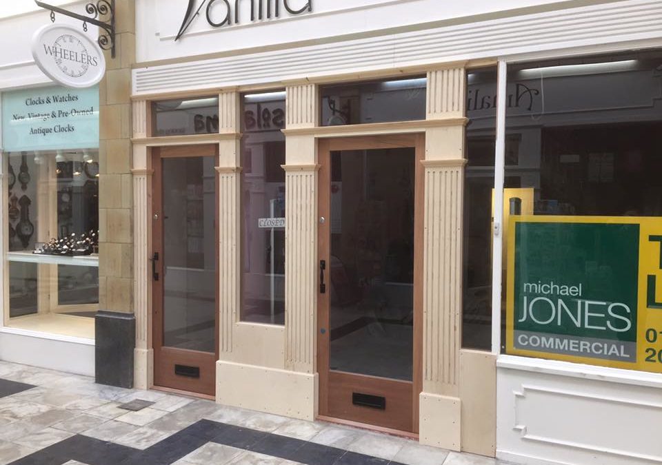 Shopfront in the Royal Arcade Worthing